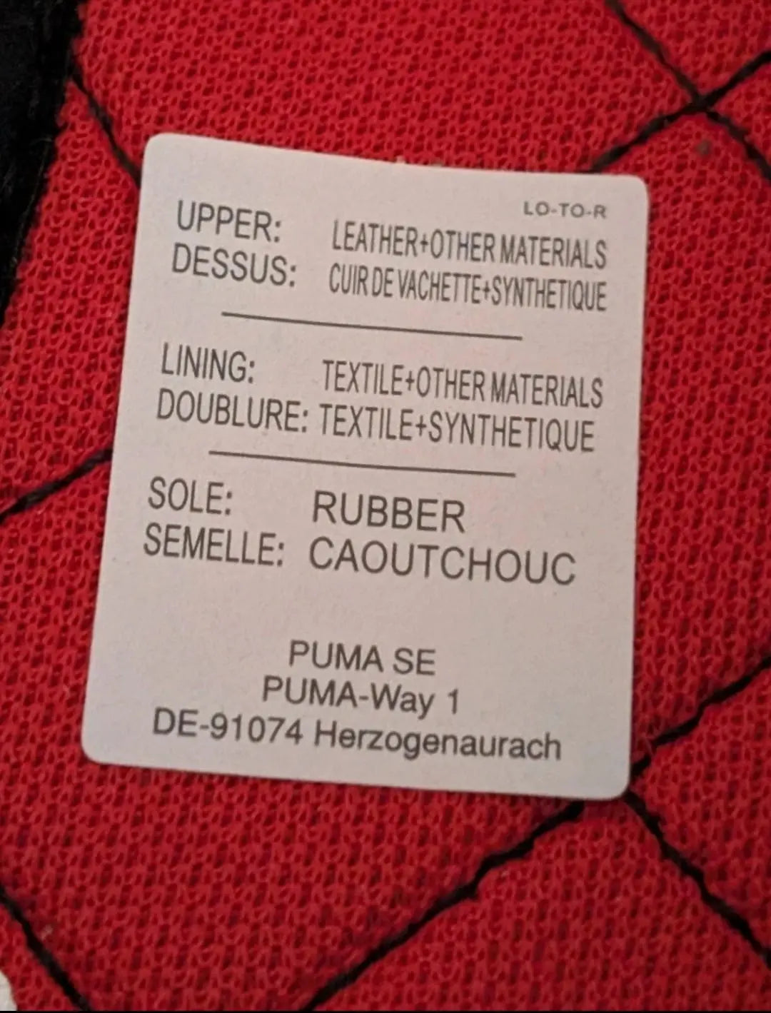 Ferrari x Puma Laballerina SF 305419 6UK / 39 / 8.5 US / 25CM Black Garmentsplace