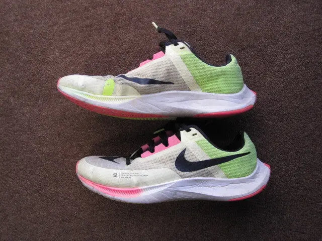 Nike Rival Fly 3 CT2405-301 Sneakers, US6.5/24.5cm Two Tone Yellow Green Black Pink Garmentsplace