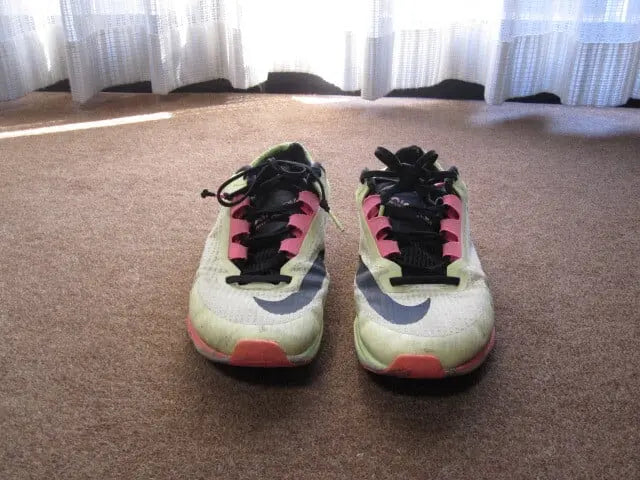 Nike Rival Fly 3 CT2405-301 Sneakers, US6.5/24.5cm Two Tone Yellow Green Black Pink Garmentsplace