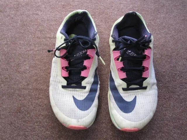 Nike Rival Fly 3 CT2405-301 Sneakers, US6.5/24.5cm Two Tone Yellow Green Black Pink Garmentsplace